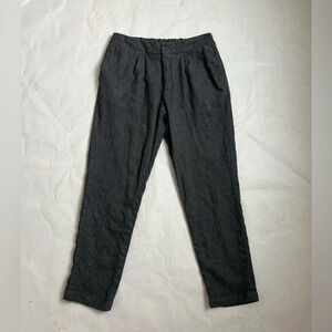See Desc! Made in Italy DAVIDE CENCI Pants Wool Gray Strait Legs Trousers US 10?